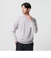 【WEB限定 WARDROBE SMART】マシーンウォッシャブル ウールミックス ジャケット クルーネック