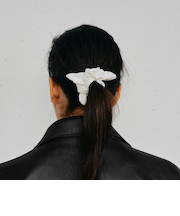 ＜heyep＞Silk Square Mini Scrunchie シュシュ/3P