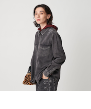 【国内EXCLUSIVE】＜Levi's＞スタッズ デニムウエスタンシャツ