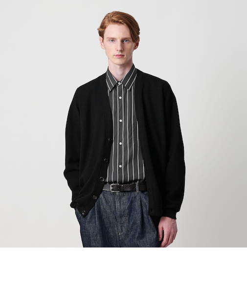 ドロップ ミラノ Vネック カーディガン