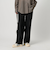 裏起毛バックゴム ストレートパンツ ウォッシャブル