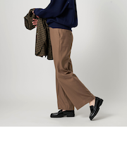 裏起毛バックゴム ストレートパンツ ウォッシャブル