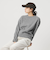 フォックスカシミヤブレンド クルーネックニットプルオーバー