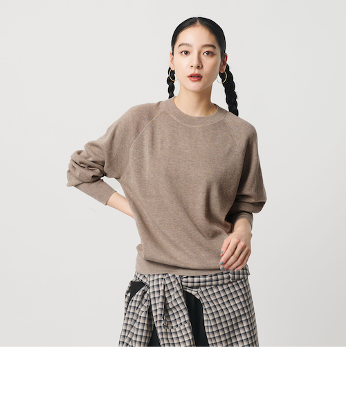 ウールフルニードル クルーネックプルオーバー｜ビューティー