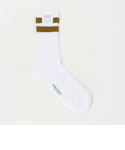 2ライン パイル クルー ソックス