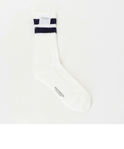 2ライン パイル クルー ソックス