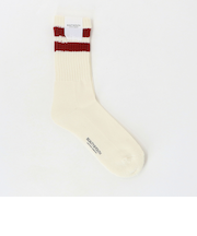 2ライン パイル クルー ソックス