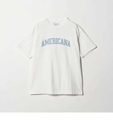 <Americana>ロゴプリントTシャツ