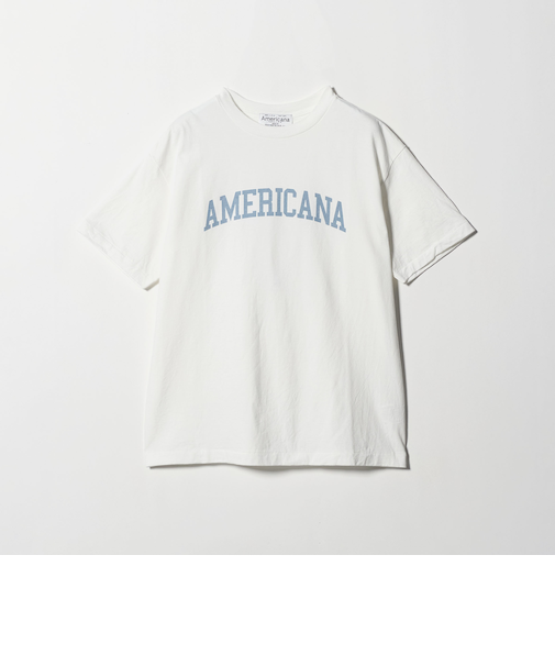 <Americana>ロゴプリントTシャツ