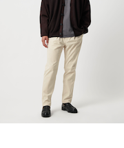 トリコット コーデュロイ 1プリーツ イージーパンツ 伸縮性あり