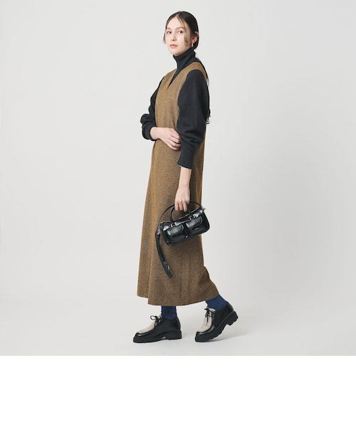 ポリエステルツイードライク ジャンパースカート｜ビューティー