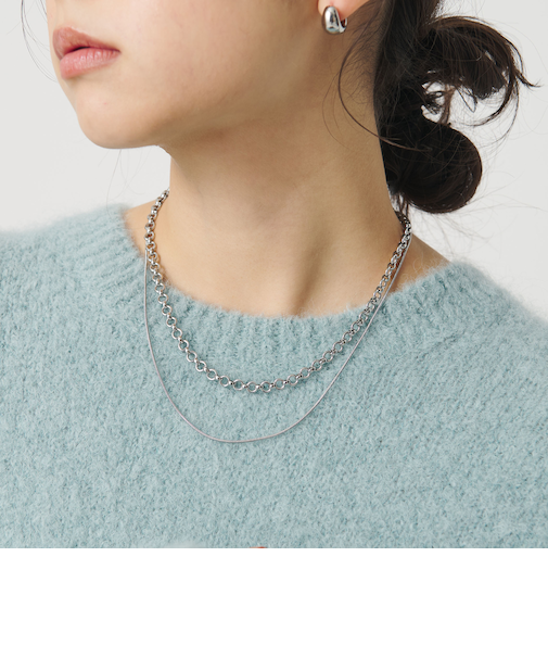 2セット メタル ネックレス 4WAY