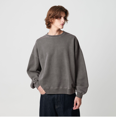 ドルマンスリーブ クルーネック スウェット