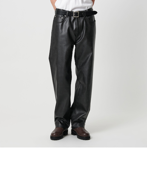 レザーライク 5P パンツ