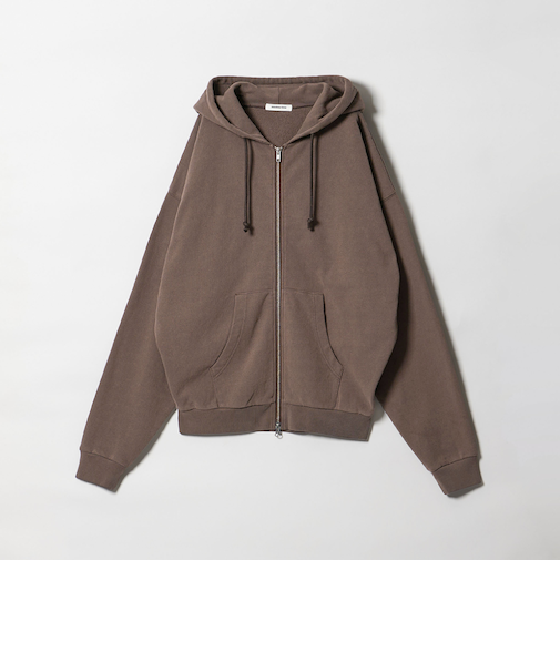 オゾンウォッシュ フレンチテリー フルジップ フーディー