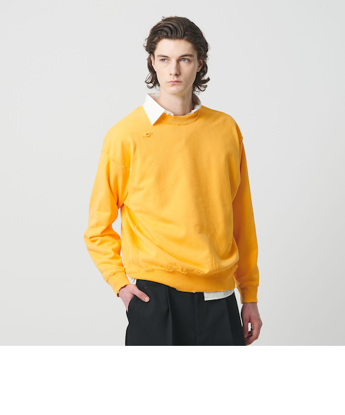 クラッシュ クルーネック スウェット｜ビューティー＆ユース