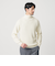 【WEB限定 WARDROBE SMART】マシーンウォッシャブル ウールミックス アゼ タートルネック