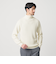 【WEB限定 WARDROBE SMART】マシーンウォッシャブル ウールミックス アゼ タートルネック