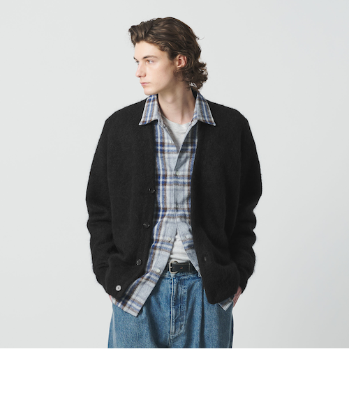 シャギー モヘヤ Vネック カーディガン｜ビューティー＆ユース