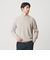 【WEB限定 WARDROBE SMART】マシーンウォッシャブル ウールミックス アゼ モックネック