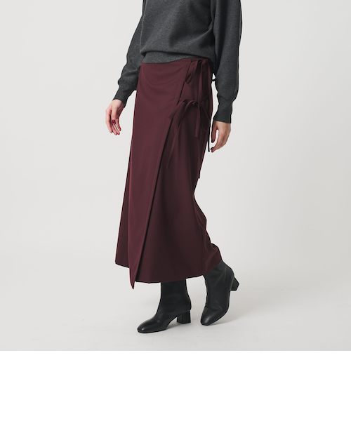 別注】＜O'NEIL of DUBLIN＞キルトロングスカート/パープル