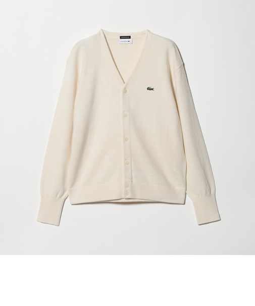 【別注】＜LACOSTE＞ロングスリーブニットカーディガン