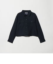 【WEB限定】ポリエステル ワイドショートシャツ