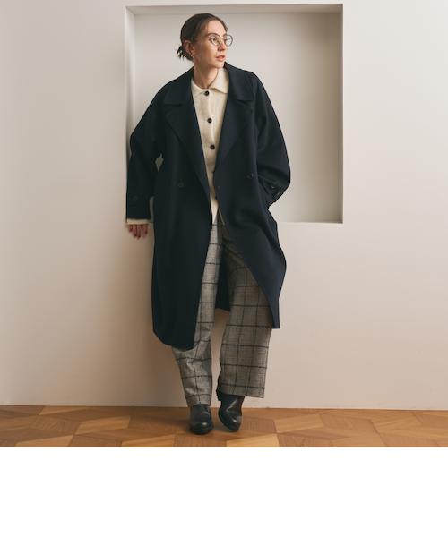 リバー テーラード スタンドカラーコート｜ビューティー＆ユース