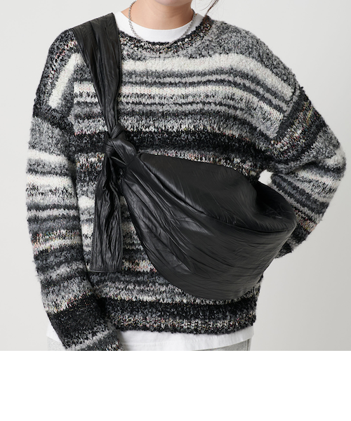 レザーライク ギャザー ショルダーバッグ｜ビューティー＆ユース