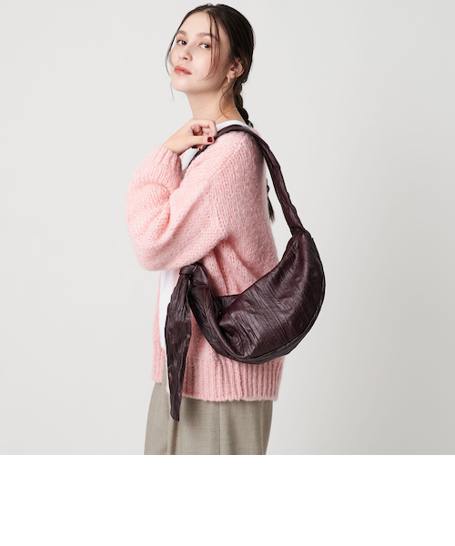 ビューティー＆ユース ユナイテッドアローズ（BEAUTY&YOUTH）/レザーライク ギャザー ショルダーバッグ レザーライク ギャザー ショルダーバッグ｜ビューティー＆ユース