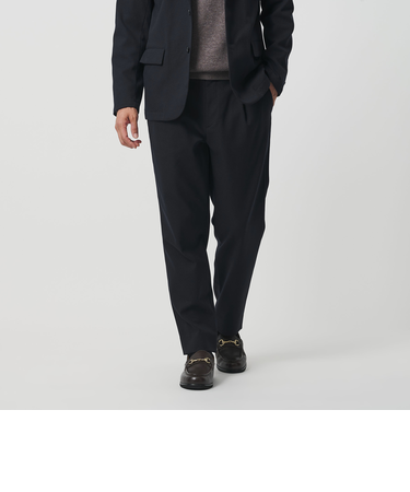 エコフルフラン 1プリーツ テーパード パンツ NO.5 セットアップ対応