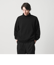 テリーフリース ハイネック スウェット