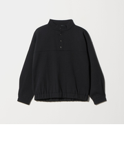 【WEB限定】ポリエステル スナップスタンドプルオーバー