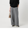 【WEB限定 Wardrobe DAILY MINIMAL】ウールライク ランダムタック ワイドパンツ ウォッシャブル