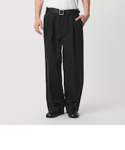 エイジレス デニム 2P ワイド ストレート パンツ