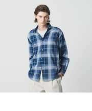 <one BEAUTY&YOUTH>OLD/C ワッシャー シャツ FORM型