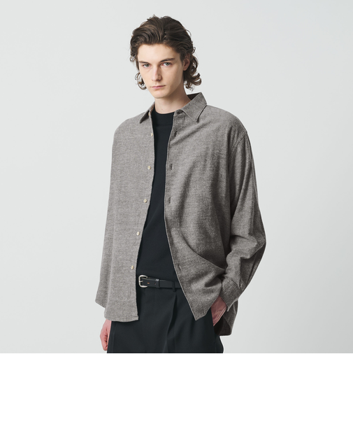 ＜one BEAUTY&YOUTH＞ブラッシュ ツイル シャツ FORM型