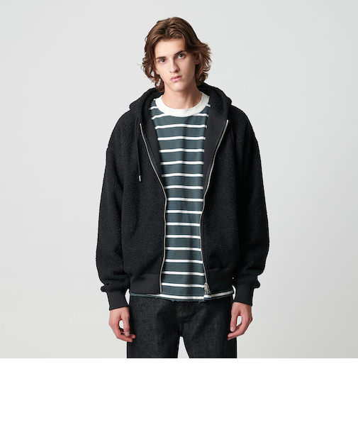 ボアフリース フルジップ フーディー