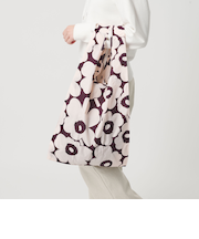 ＜marimekko＞Unikko スマート トートバッグ/エコバッグ