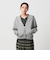 【WEB限定 Wardrobe DAILY MINIMAL】ダンボールスウェット ダブルジップパーカー
