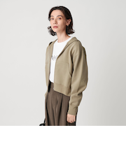 【WEB限定 Wardrobe DAILY MINIMAL】ダンボールスウェット ダブルジップパーカー