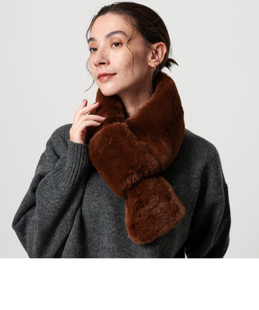 ファーライク マフラー