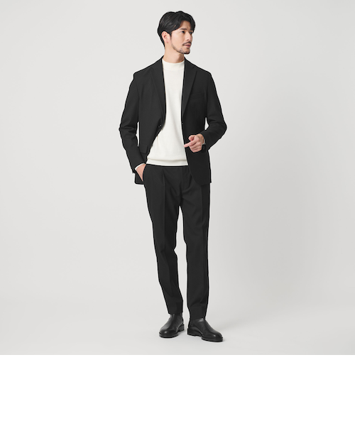 ○美品○ビューティー&ユースLANATECセットアップ　ネイビーM 秋冬 BEAUTY&YOUTH UNITED ARROWS（ビューティーアンドユースユナイテッド