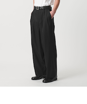 TWツイル 2P ワイド ストレート スラックス