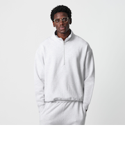 SNAZZY ハーフジップ スウェット