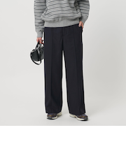 毛ポリエステル フランネルパンツ