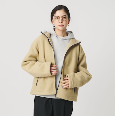 ポリエステルフリース ジップブルゾン