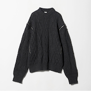 <NEPLA.>ジップ ニットプルオーバー