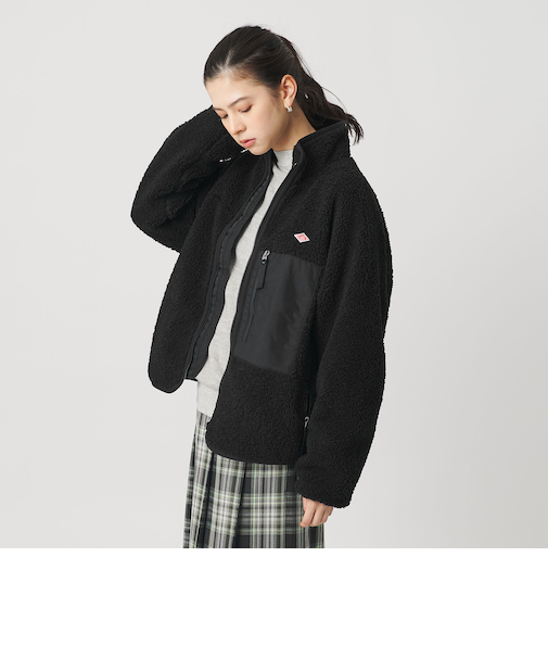 ＜DANTON＞スタンド ボアジャケット