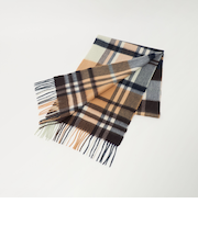 カシミヤ チェック マフラー